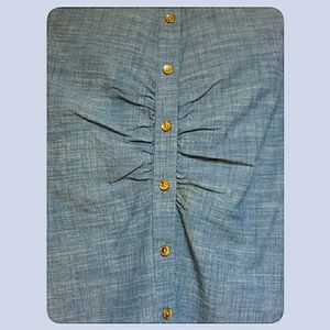 Jones New York Signature Tops - Jones New York Signature Chambray Top Size L Jones New York Signature Tops - Jones New York Signature Chambray Top Size L